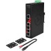 سوئیچ صنعتی غیر مدیریتی آنتایرا antaira LNP-0500G-T Industrail Gigabit POE+ Unmanaged Ethernet Switches