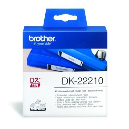 رول لیبل زن برادر brother DK-22210 Continuous length paper label