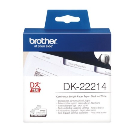 رول لیبل پرینتر برادر brother DK-22214 Continuous length paper label