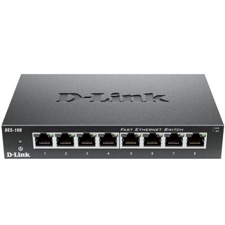 سوئیچ شبکه دی لینک  D-Link DES-108 Unmanaged Switch