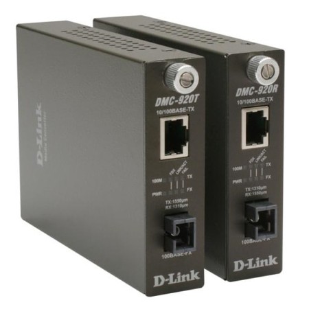 مبدل اترنت به فیبر نوری دی لینک D-Link DMC-920 Ethernet to Fiber Media Converter
