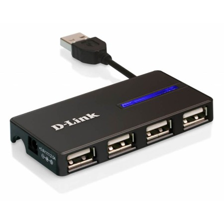 هاب USB چهار پورت دی لینک D-Link DUB-104 4-Port USB Hub
