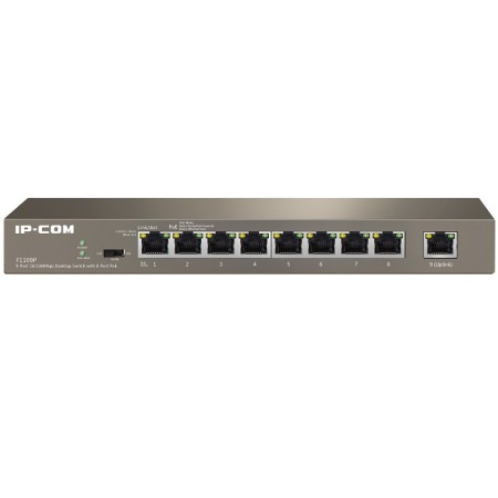 سوئیچ شبکه آی پی کام IP-COM F1109P Unmanaged Ethernet Switch