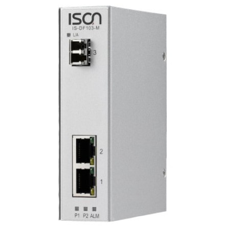 مبدل اترنت به فیبر نوری صنعتی آیسون ISON IS-DF103-M Ethernet to Fiber Converter