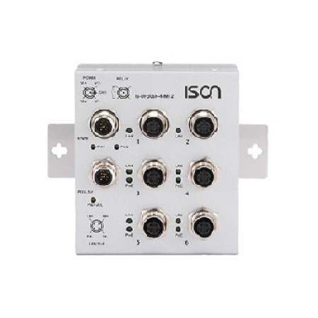سوئیچ صنعتی آیسون ISON IS-DF306P-4-M12 Unmanaged Ethernet Switch