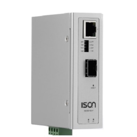 مبدل اترنت به فیبر نوری صنعتی آیسون ISON IS-DG102-F Ethernet to Fiber Converter