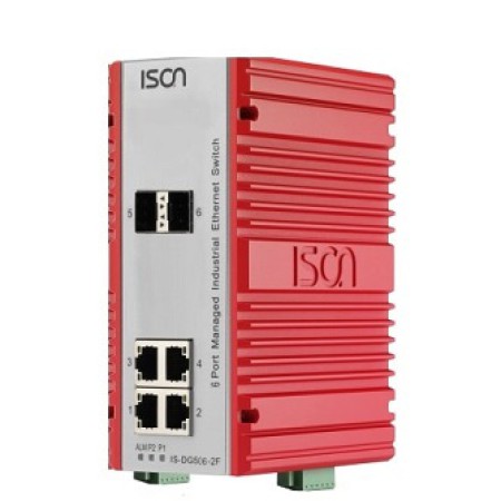 سوئیچ صنعتی آیسون ISON IS-DG506-2F Managed Ethernet Switch