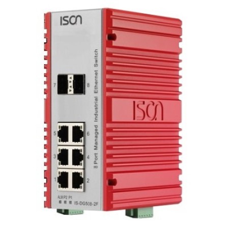 سوئیچ صنعتی آیسون ISON IS-DG508-2F Managed Ethernet Switch