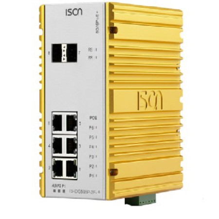 سوئیچ صنعتی آیسون ISON IS-DG508P-2F-4 Managed Ethernet Switch