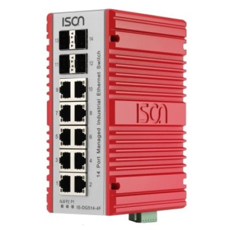 سوئیچ صنعتی آیسون ISON IS-DG514-4F Managed Ethernet Switch