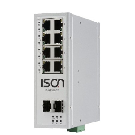 سوئیچ صنعتی آیسون ISON IS-DH310P-2F-8 Unmanaged Ethernet Switch