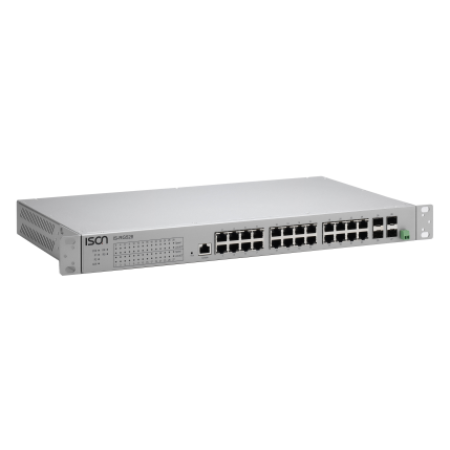 سوئیچ صنعتی آیسون ISON IS-RG528-4F-2A Managed Ethernet Switch