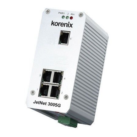 سوئیچ صنعتی کرنیکس Korenix JetNet 3005G Unmanaged Switch