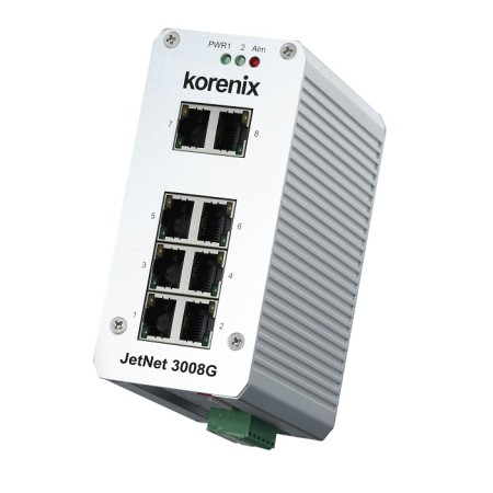سوئیچ صنعتی کرنیکس Korenix JetNet 3008G Unmanaged Switch