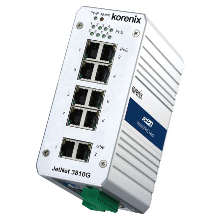 سوئیچ صنعتی کرنیکس Korenix JetNet 3810G Unmanaged Switch