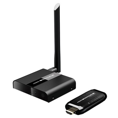 انتقال دهنده و توسعه دهنده صوت و تصویر بی سیم لنکنگ LENKENG LKV388Dongle Wireless HDMI Extender