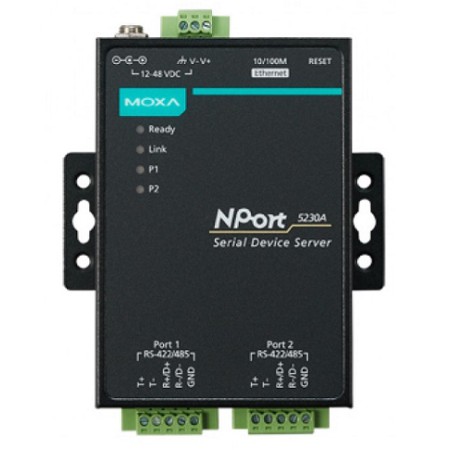 مبدل سریال به اترنت صنعتی موگزا MOXA NPort 5230A-T Serial to Ethernet Device Server