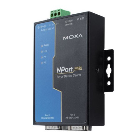 مبدل سریال به اترنت صنعتی موگزا MOXA NPort 5250A-T Serial to Ethernet Device Server