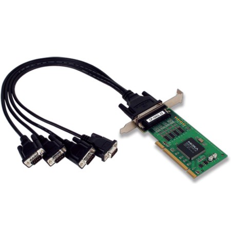 کارت مالتی پورت مبدل سریال به PCI موگزا MOXA CP-104EL-DB9M PCI serial board