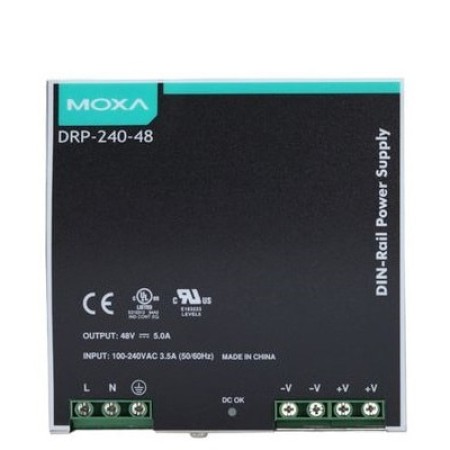 آداپتور صنعتی موگزا MOXA DRP-240-48 DIN-Rail Power Supply