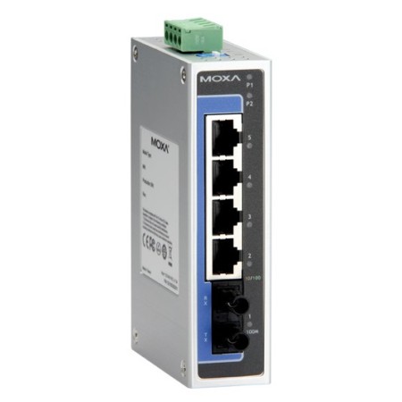 سوئیچ صنعتی موگزا MOXA EDS-205A-M-ST-T Unmanaged Ethernet Switches