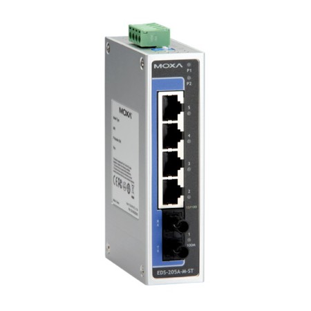سوئیچ صنعتی موگزا MOXA EDS-205A-M-ST Unmanaged Ethernet Switches