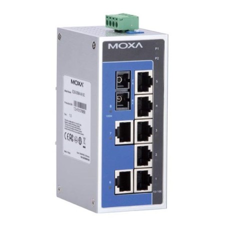 سوئیچ صنعتی موگزا MOXA EDS-208A-M-SC-T Unmanaged Ethernet Switches