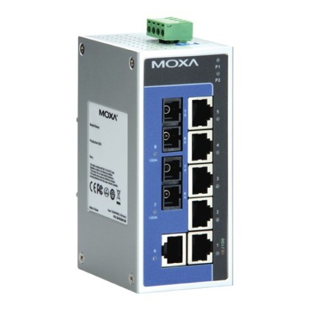 سوئیچ صنعتی موگزا MOXA EDS-208A-MM-SC-T Unmanaged Ethernet Switches