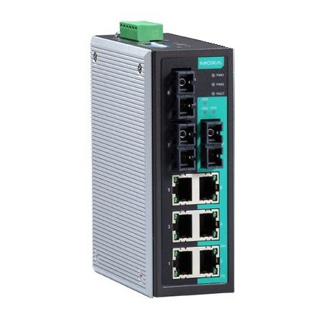 سوئیچ صنعتی موگزا MOXA EDS-309-3M-SC-T Unmanaged Ethernet Switches