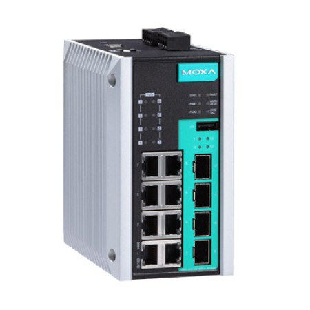 سوئیچ صنعتی موگزا MOXA EDS-G512E-8PoE-4GSFP-T Managed Ethernet Switches
