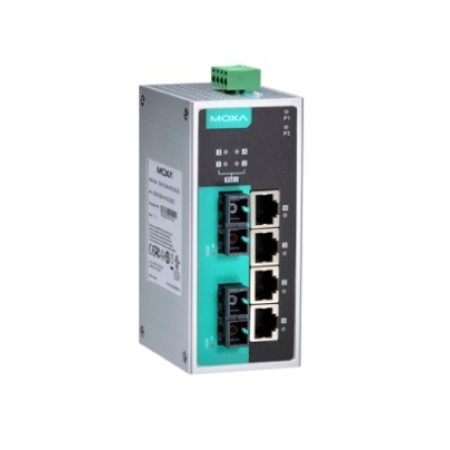 سوئیچ صنعتی موگزا MOXA EDS-P206A-4PoE-MM-SC-T Unmanaged Ethernet Switches
