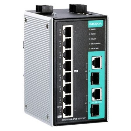 سوئیچ صنعتی موگزا MOXA EDS-P510A-8PoE-2GTXSFP Managed Ethernet Switches
