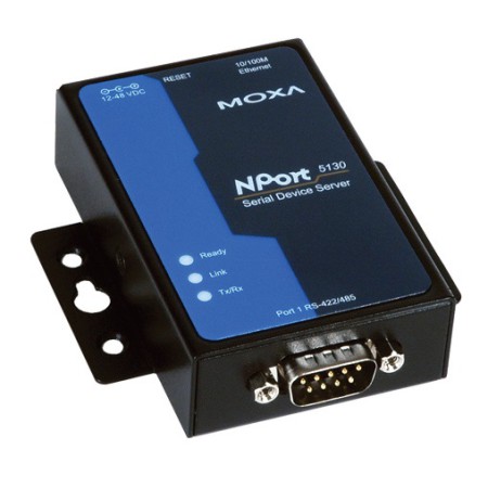 مبدل سریال به اترنت صنعتی موگزا MOXA NPort 5130 Serial to Ethernet Device Server