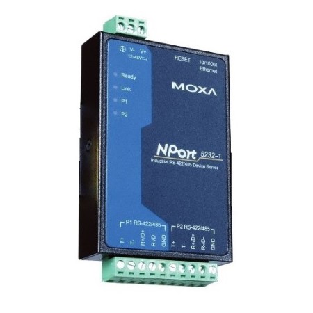 مبدل سریال به اترنت صنعتی موگزا MOXA NPort 5232-T Serial to Ethernet Device Server