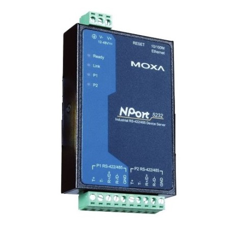مبدل سریال به اترنت صنعتی موگزا MOXA NPort 5232 Serial to Ethernet Device Server