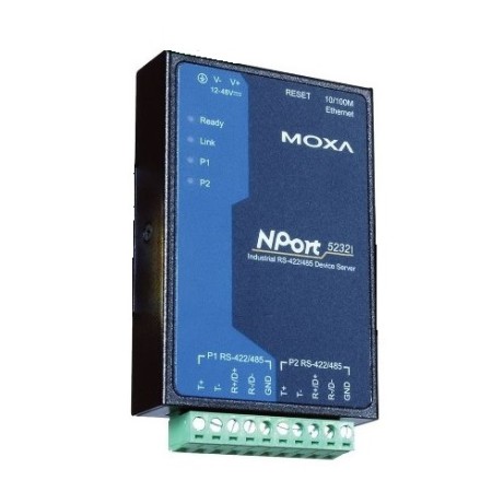 مبدل سریال به اترنت صنعتی موگزا MOXA NPort 5232I Serial to Ethernet Device Server