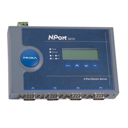 مبدل سریال به اترنت صنعتی موگزا MOXA NPort 5410 Serial to Ethernet Device Server