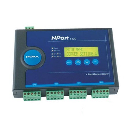 مبدل سریال به اترنت صنعتی موگزا MOXA NPort 5430 Serial to Ethernet Device Server