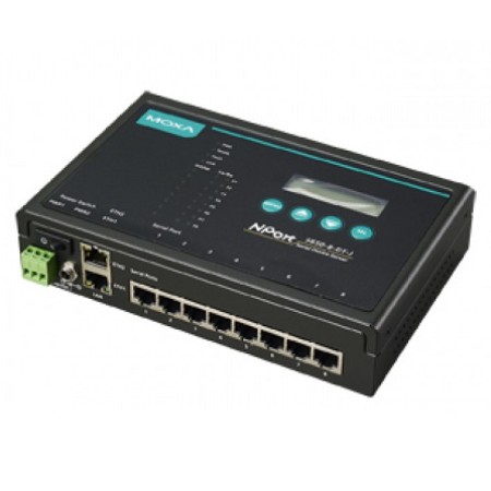 مبدل سریال به اترنت صنعتی موگزا MOXA NPort 5650-8-DT-J Serial to Ethernet Serial Device Server