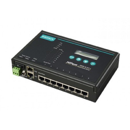 مبدل سریال به اترنت صنعتی موگزا MOXA NPort 5650-8-HV-T Serial to Ethernet Device Server