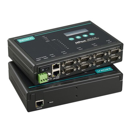 مبدل سریال به اترنت صنعتی موگزا MOXA NPort 5650I-8-DT Serial to Ethernet Rackmount Serial Device Server