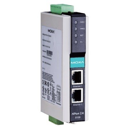 مبدل سریال به اترنت صنعتی موگزا MOXA NPort IA-5150-IEX Serial to Ethernet Device Server