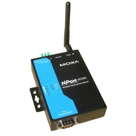 مبدل سریال به شبکه بی سیم صنعتی موگزا MOXA NPort W2150A Serial to Wireless Device Server