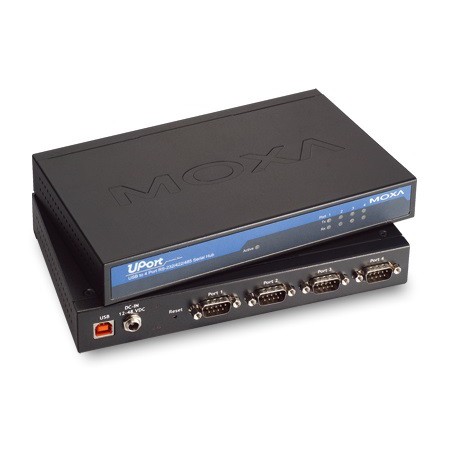 مبدل USB به سریال صنعتی موگزا MOXA Uport 1410 USB to Serial Converter