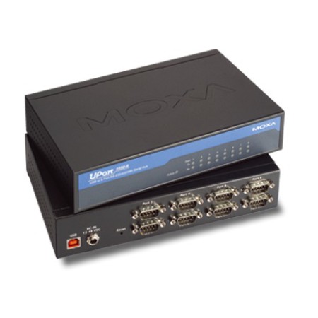مبدل USB به سریال صنعتی موگزا MOXA Uport 1610-8 USB to Serial Converter