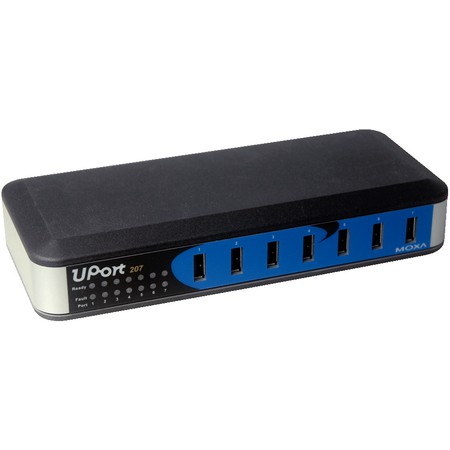 هاب USB صنعتی هفت پورت موگزا MOXA UPort 207 7-Port Industrial USB Hub