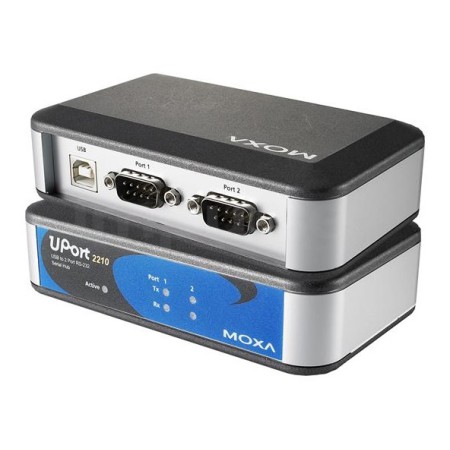 مبدل USB به سریال صنعتی موگزا MOXA Uport 2210 USB to Serial Converter
