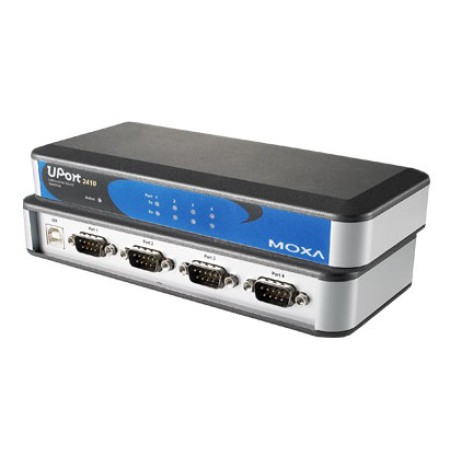 مبدل USB به سریال صنعتی موگزا MOXA Uport 2410 USB to Serial Converter