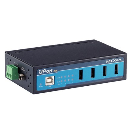 هاب USB صنعتی چهار پورت موگزا MOXA UPort 404 4-Port Industrial USB Hub