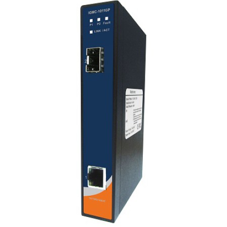 مبدل اترنت به فیبر نوری صنعتی اورینگ ORing IGMC-1011GP Ethernet to Fiber Converter